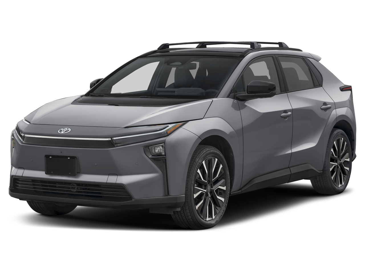2026 Toyota bZ Limited in Heavy_Metal — front three-quarter view