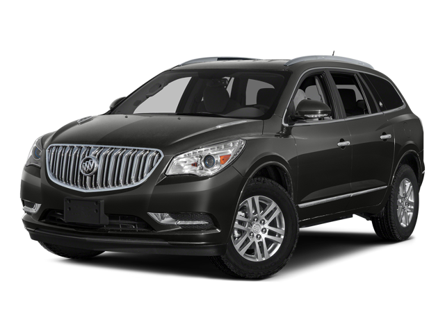 2016 Buick Enclave Leather Group in Iridium Metallic — front three-quarter view