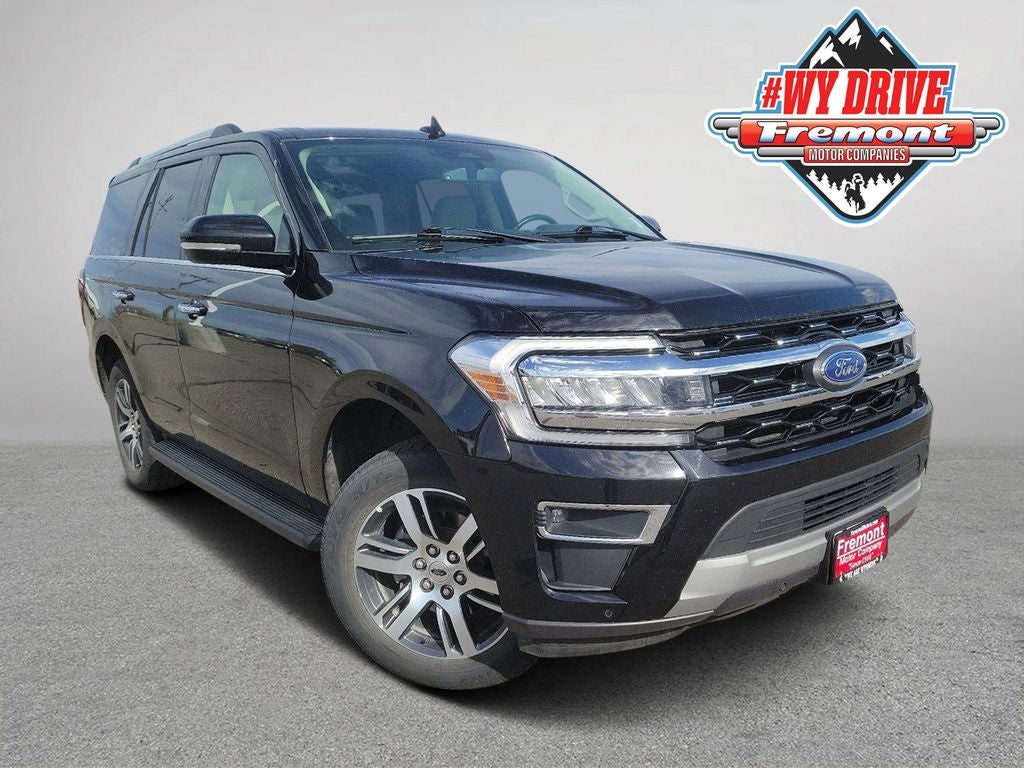 2024 Ford Expedition Limited in Black Metallic — front three-quarter view