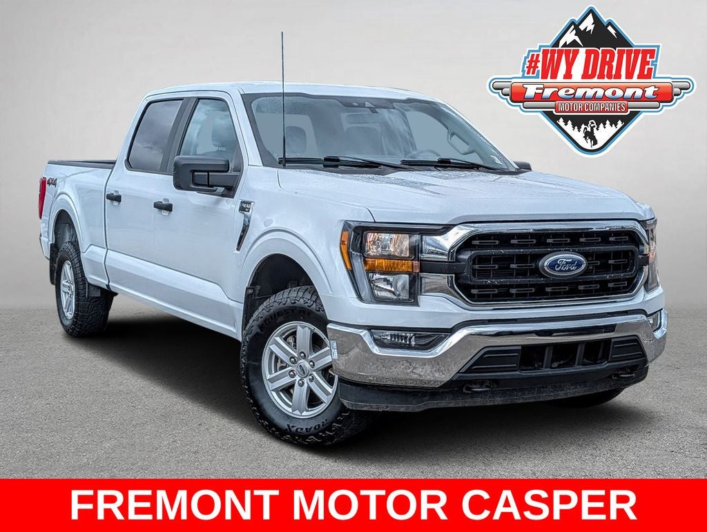 2023 Ford F-150 XLT 157" in White — front three-quarter view
