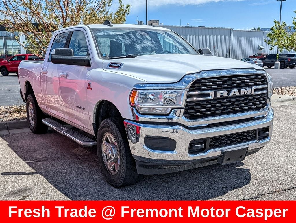 2022 RAM 2500 Big Horn in Bright White Clearcoat — front three-quarter view