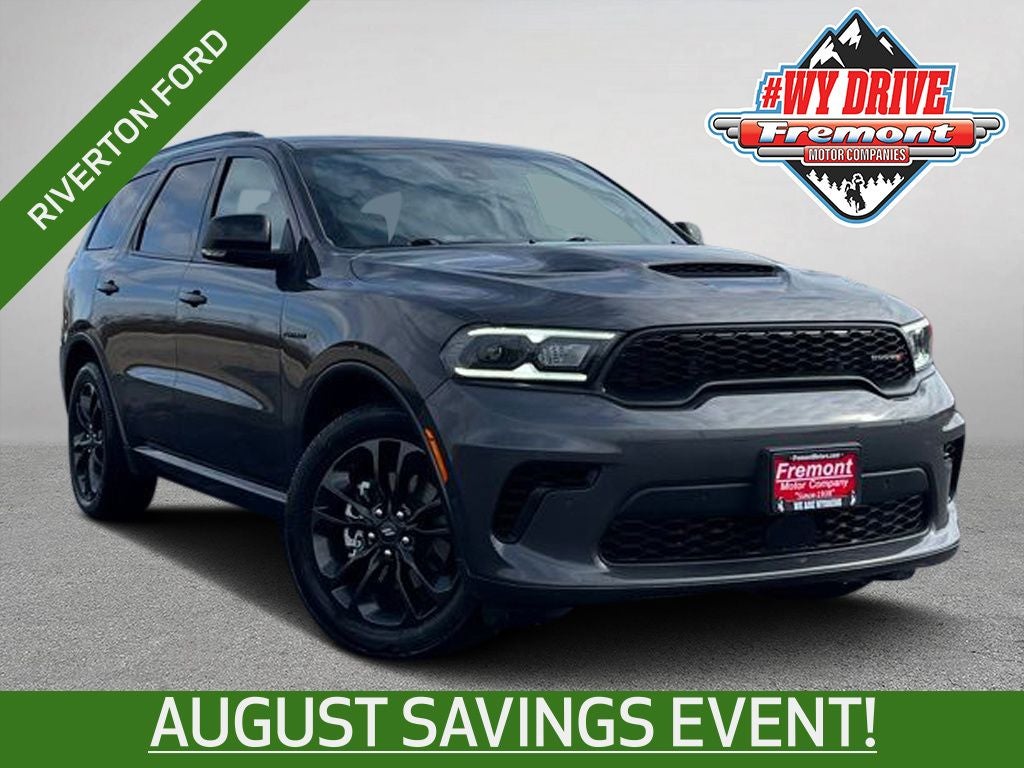 2024 Dodge Durango R/T Plus in Vapor Gray — front three-quarter view