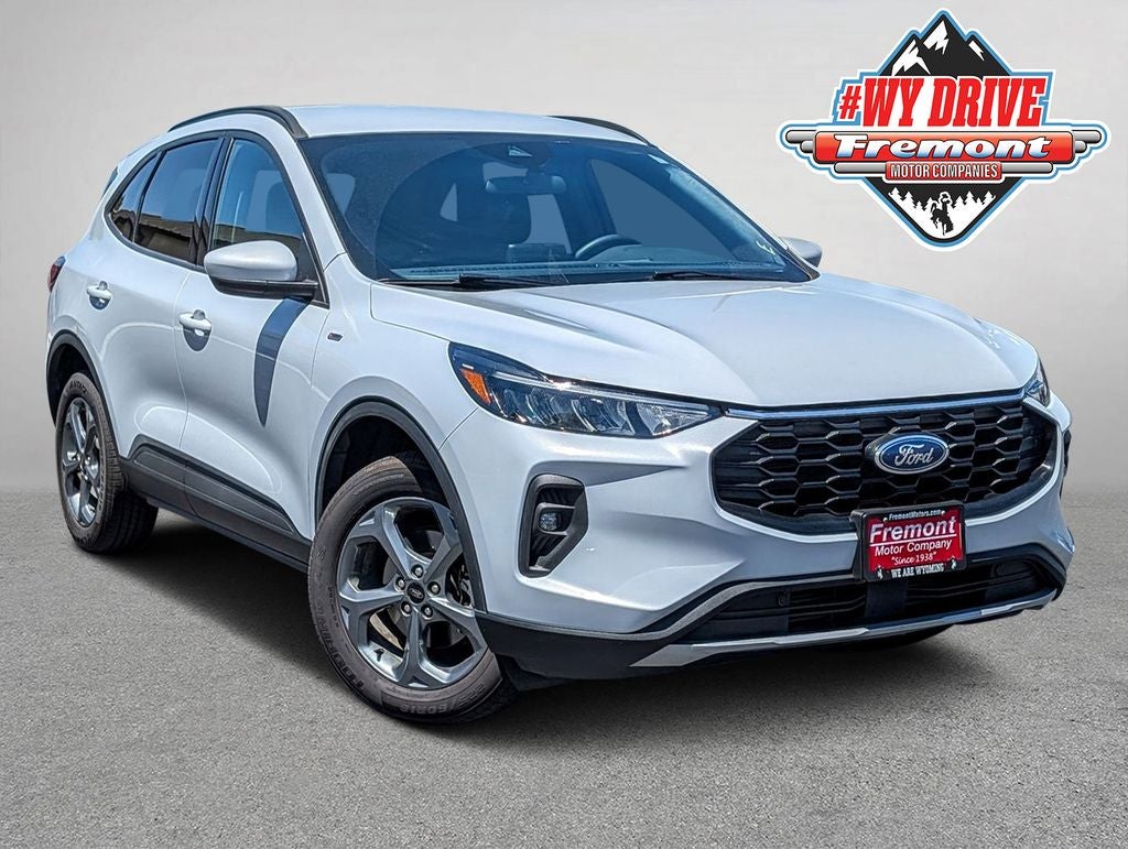 2025 Ford Escape ST-Line Select in Silver Metallic — front three-quarter view