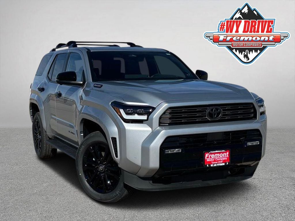 2026 Toyota 4Runner i-FORCE MAX Hybrid Platinum in Cutting_Edge — front three-quarter view