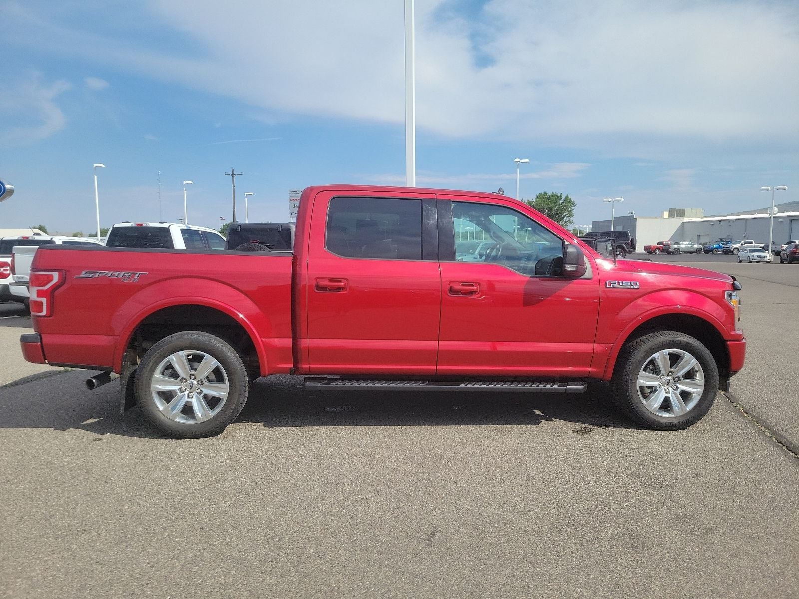 2020 Ford F-150 — rear three-quarter view