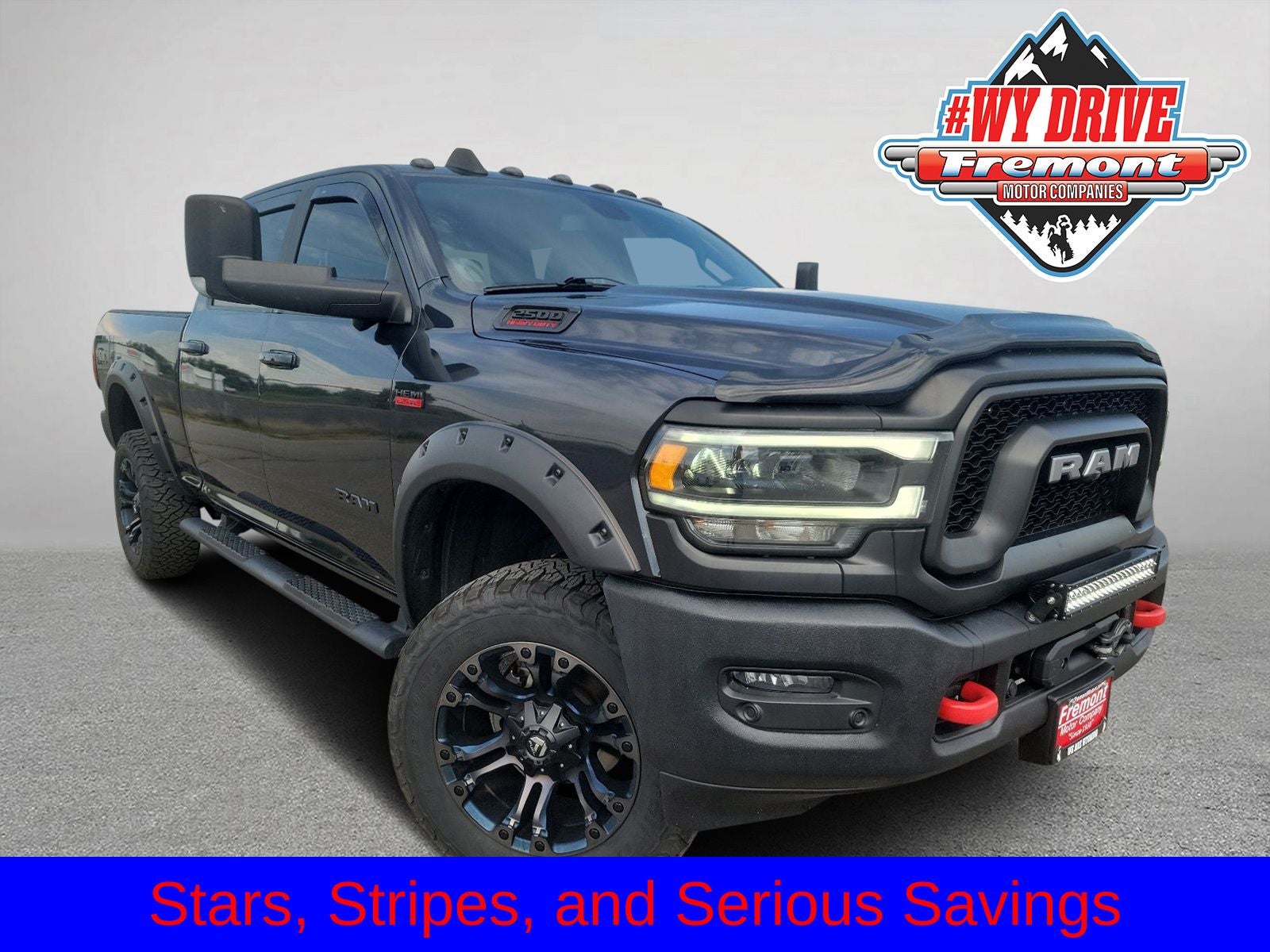 2020 RAM 2500 Power Wagon in Maximum Steel Metallic Clearcoat — front three-quarter view